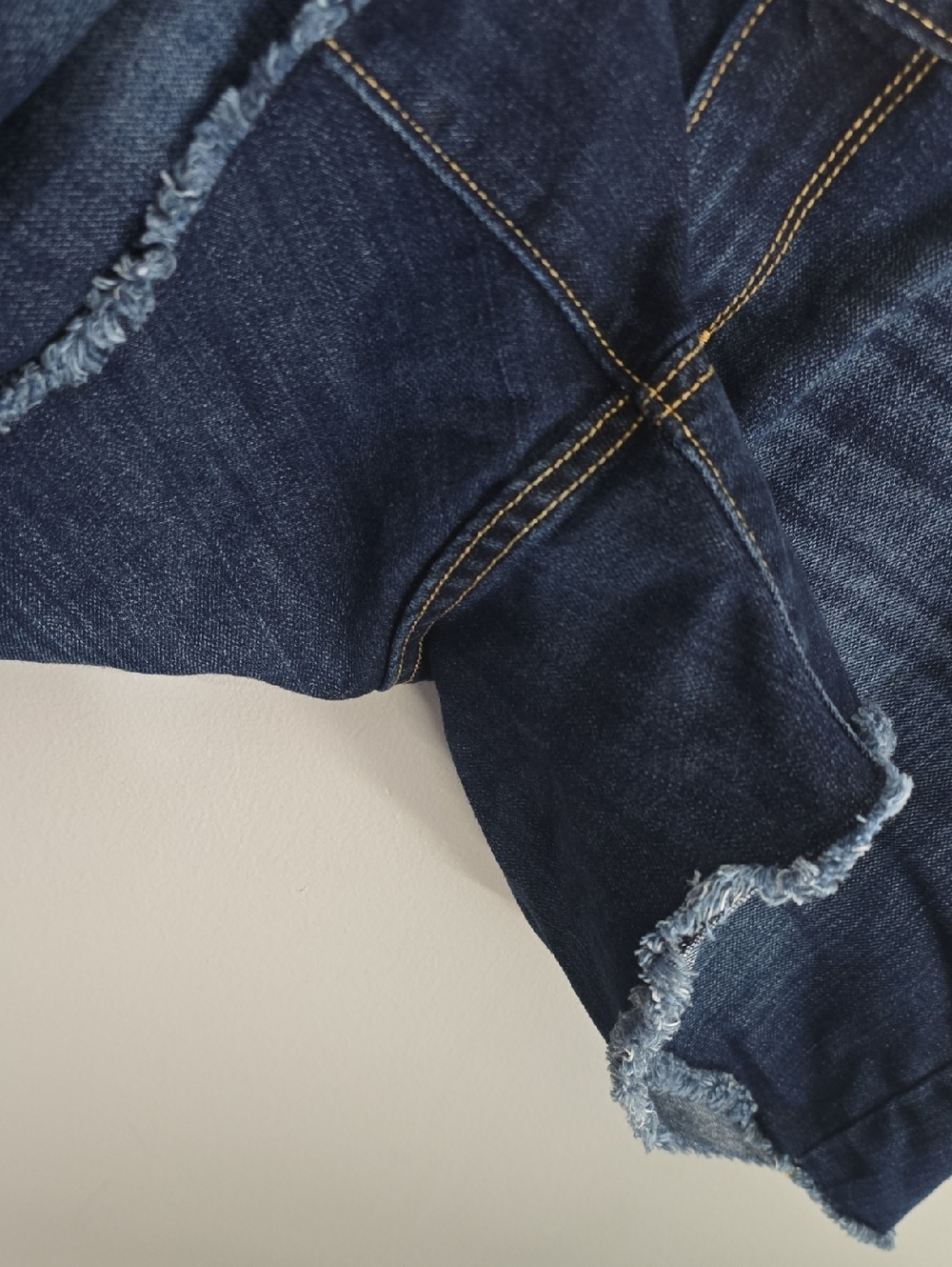 Old Navy Women's Size 14 Dark Blue Denim The Diva Shorts - Picture 9 of 11